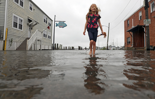 Urban flooding. Image by Aileen Devlin | Virginia Sea Grant via Flickr; licensed under CC BY-ND 2.0.